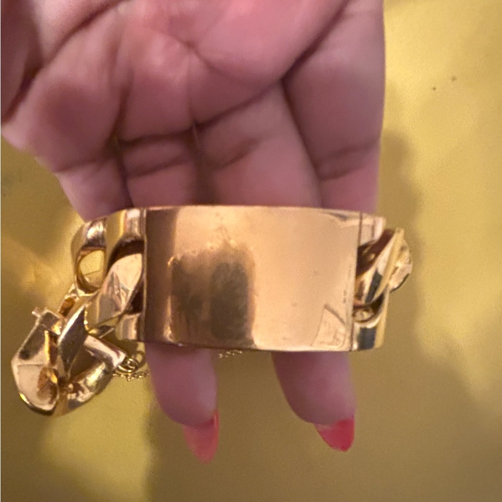 Rare Celine ID Gold Bracelet. Reasonable offers accepted.